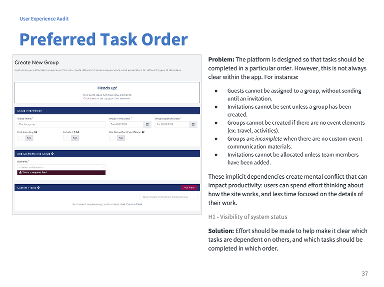 Finding about workflow and task order